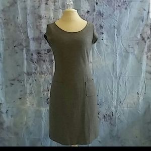 Banana Republic Grey Wool Dress